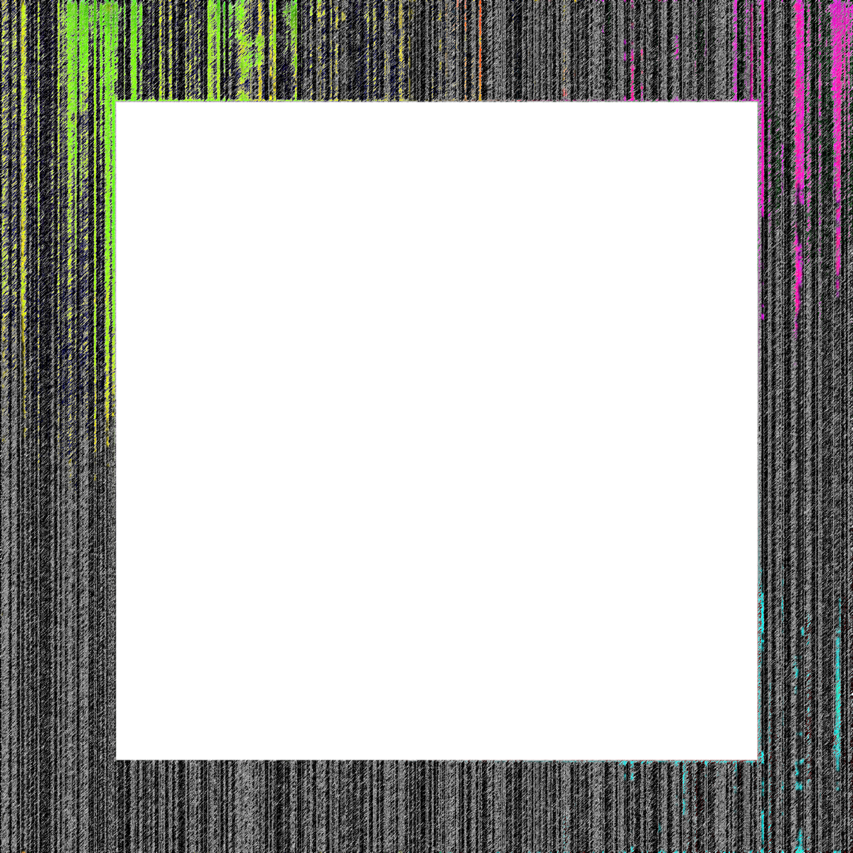 Abstract transparent glitch art texture element.